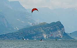 风筝冲浪,kitesurfer,体育