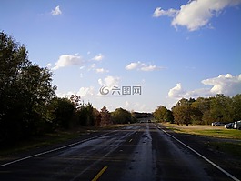 路,公路,天空