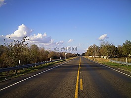路,天空,公路