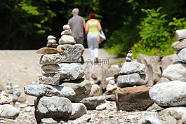 過去,走開,山