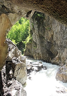 partnachklamm,河,赛车