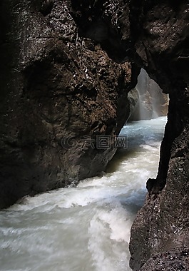 partnachklamm,河,赛车