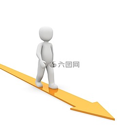箭頭,方向,離