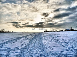 雪,雪人,白