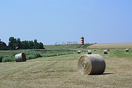 夏季,北海,燈塔