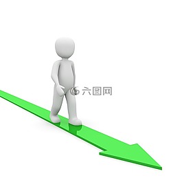箭頭,方向,離