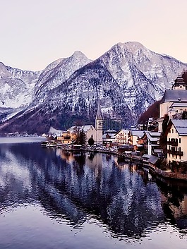 hallstatt,奥地利,村