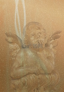 天使,圣誕主題,圣誕賀卡