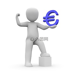 歐元,字符,3d