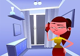女人,電話,潮人