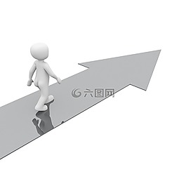 箭頭,方向,離