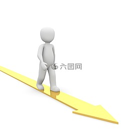 箭頭,方向,離