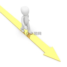 箭頭,方向,離