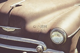 古董,車(chē),銹