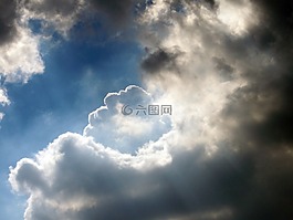 云,天空,藍(lán)色