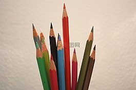 鉛筆,顏色,多彩