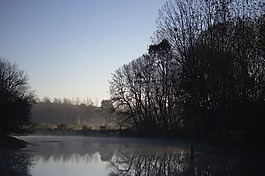 水球,景觀,河