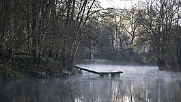 水球,景觀,河