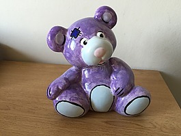 玩具熊,熊,紫色