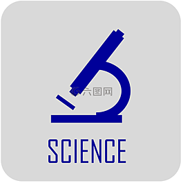 科学,图标,显微镜
