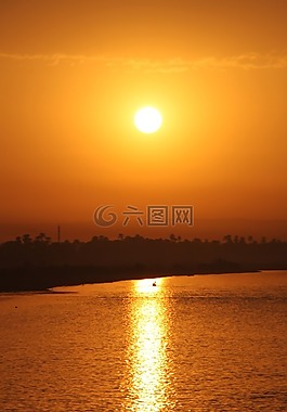 埃及,日落,零