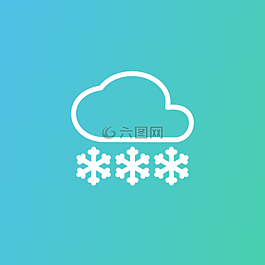 云,雪,雪花