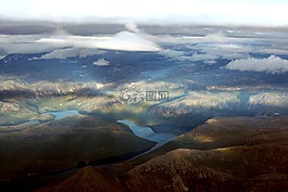 山,云,天空