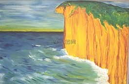 海,海岸,諾曼底