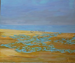 海灘,海,沙