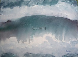 波,水,海