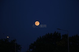 月亮,黑暗,天空