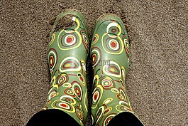 wellingtons,攤位,雨靴