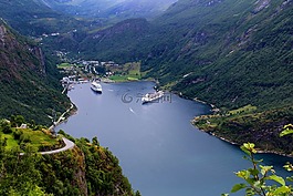 美妙,挪威峡湾,全景