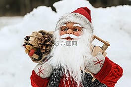 圣誕老人,冬天,雪