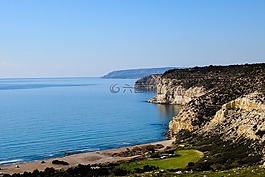 海灘,海,景觀