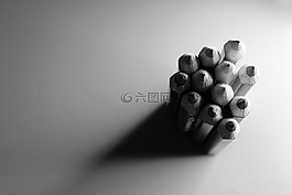 突出顯示,陰影,彩色鉛筆