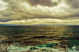 海,地平線,天空