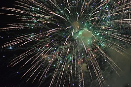煙花,天空,夜