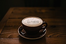 咖啡,喝,黑暗