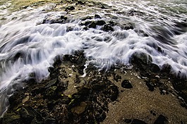 海灘,海景,水