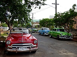 汽車,老,古巴