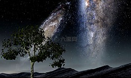 星星,空間,銀河