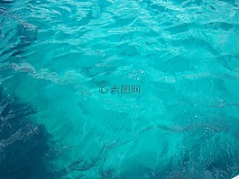 水,藍色,海