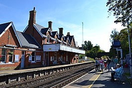 英格蘭,火車站,平臺