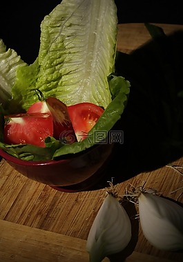 食品,生菜,番茄