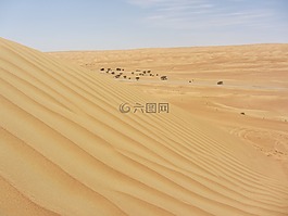 沙漠,阿曼,沙