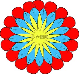 花,模式,顏色
