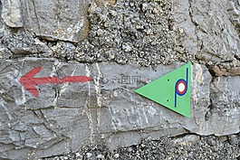 道路標(biāo)記,馬克,徒步旅行