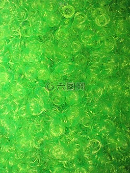 假發(fā),綠色,引誘