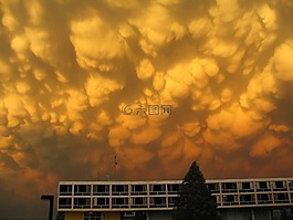 mammatus 云,mammatocumulus,天空